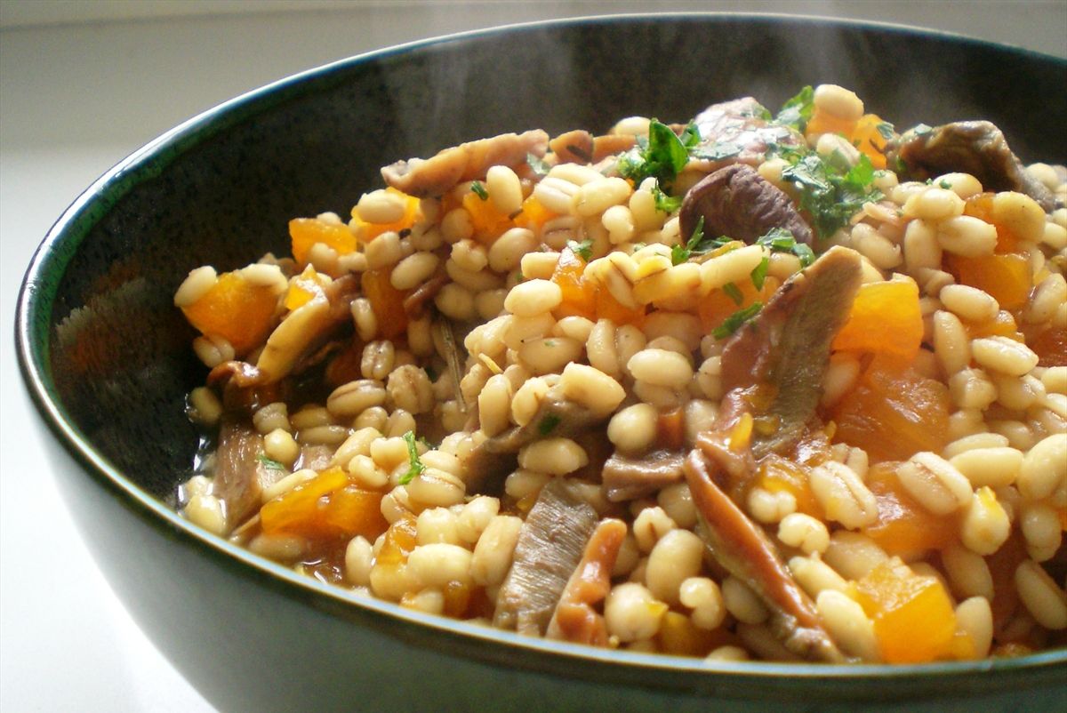 Ricetta: Zuppa d'Orzo, Zucca e Porcini